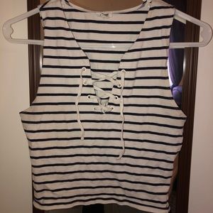 Stripped crop top
